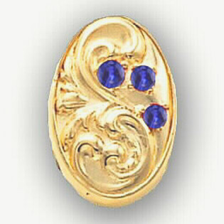 80787 Sapphire Bracelet Slide 